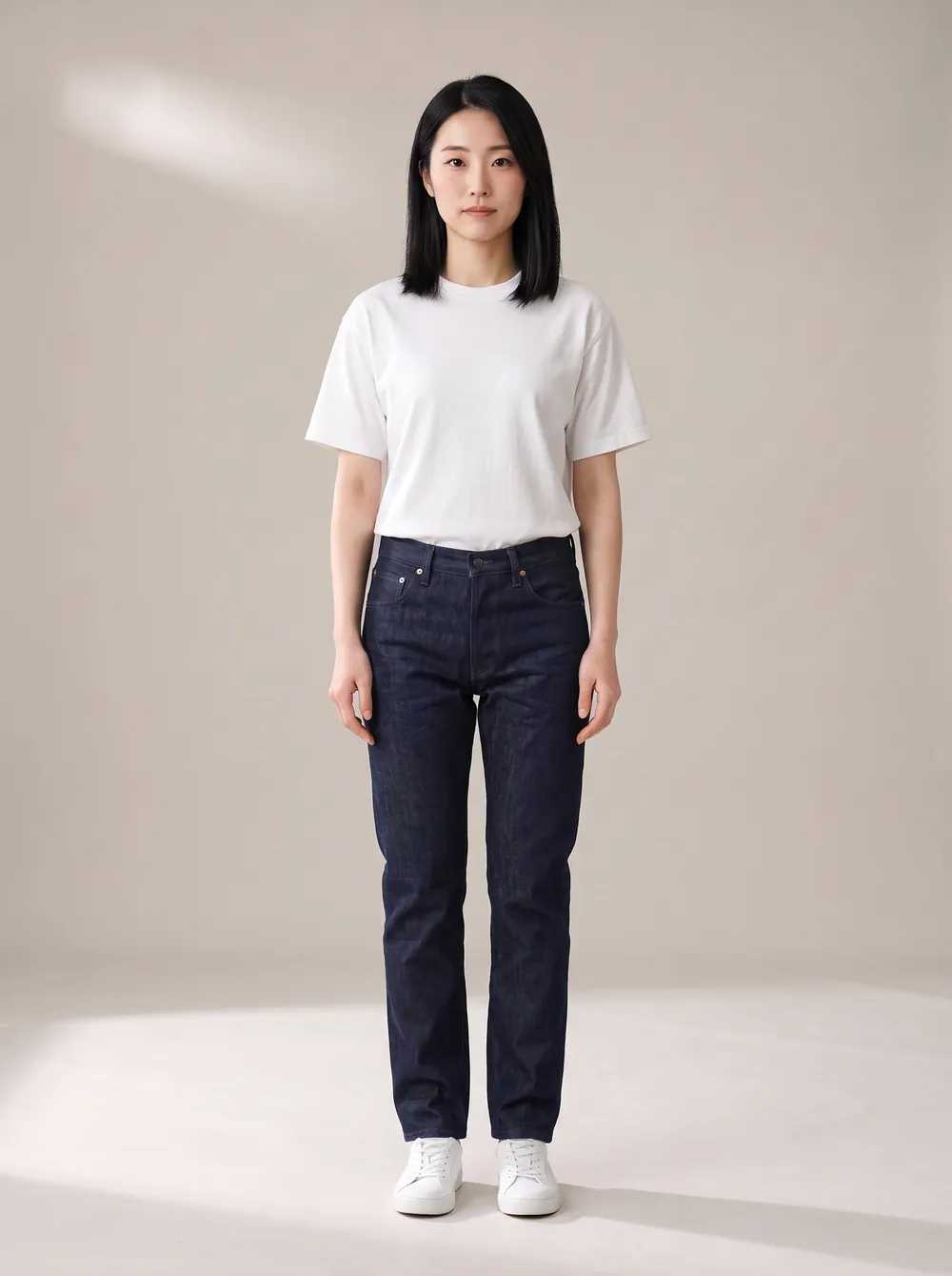 On-model · front